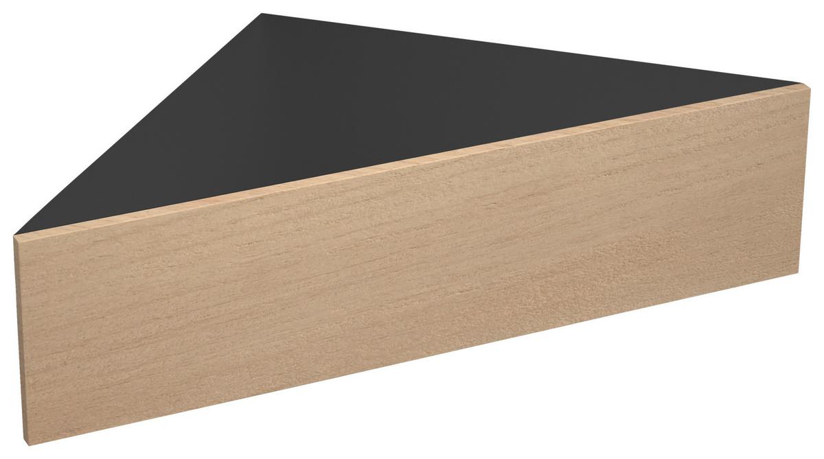 Nočna Omarica Usal S, Črna, Barva Hrasta - črna/medeni hrast, Moderno, leseni material (60/15/42,4cm) - MID.YOU