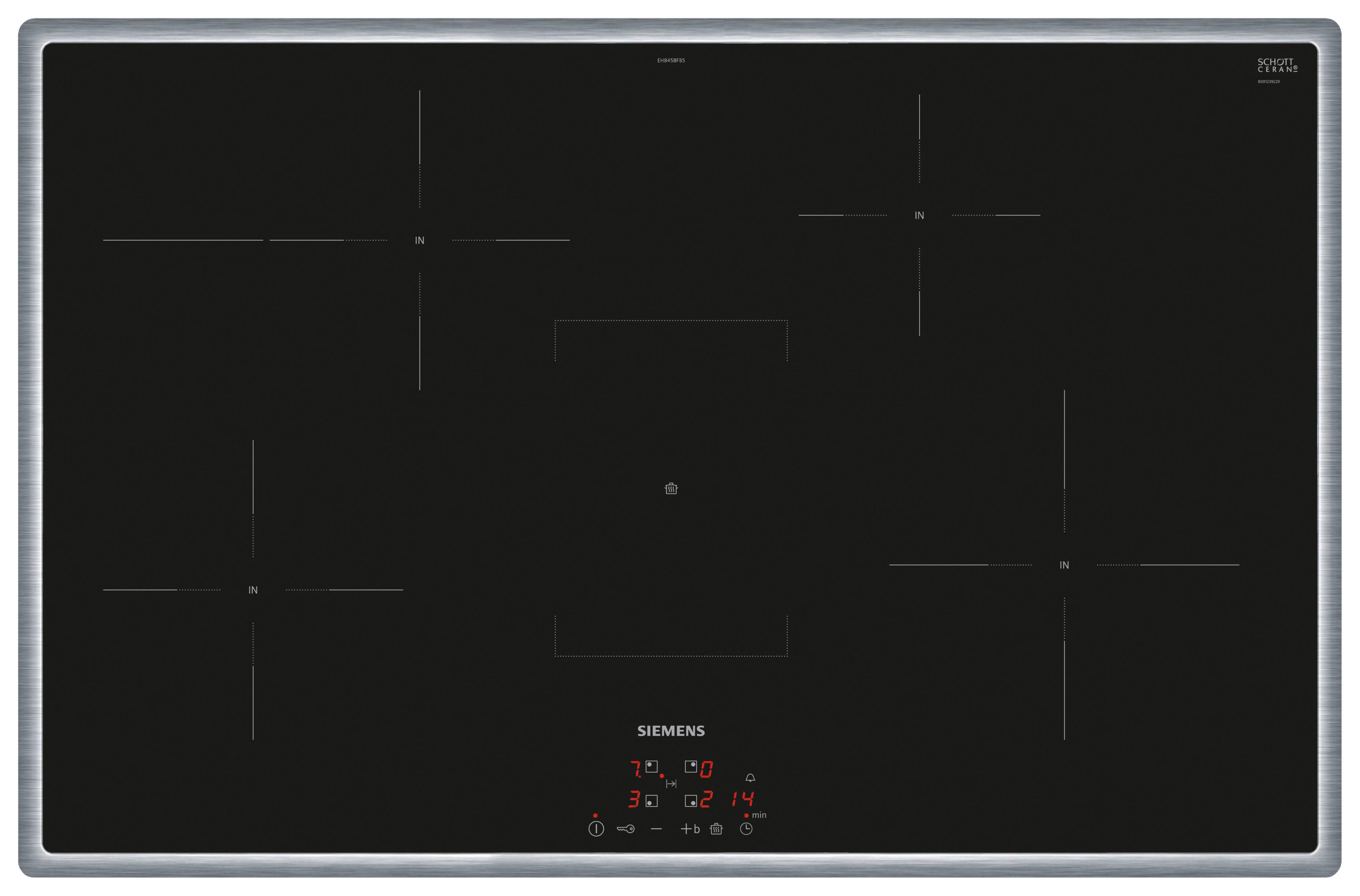 INDUKTIONSKOCHFELD EH845BFB5E - Schwarz, Konventionell (79,5/5,5/51,7cm) - Siemens
