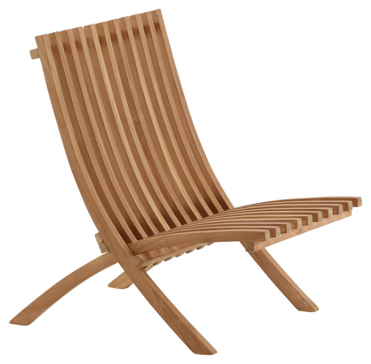 Loungesessel-2er Set Kenya ca. 73x58x63 cm Teakholz - Teakfarben, KONVENTIONELL, Holz (73/85/63cm) - Gardenson