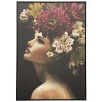 Keilrahmenbild Denise ca. 100x140cm - Lila/Schwarz, Holz/Kunststoff (100/140cm) - Premium Living