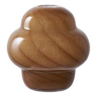 Vase Braun - Braun, Design, Glas (16.5cm)