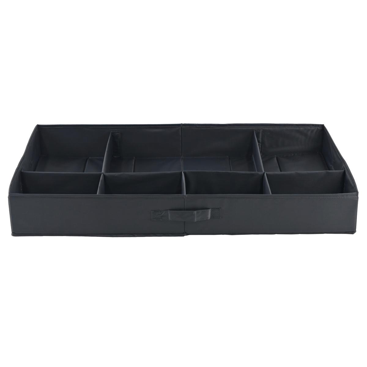 Schubladenbox Unit - L in Grau - Grau, KONVENTIONELL, Kunststoff/Textil (79,7/43,2/10,5cm) - Modern Living