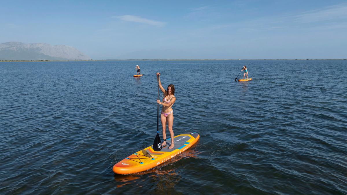 DESKA SUP TURBO - żółty, Konventionell, tworzywo sztuczne (320/81/15cm)