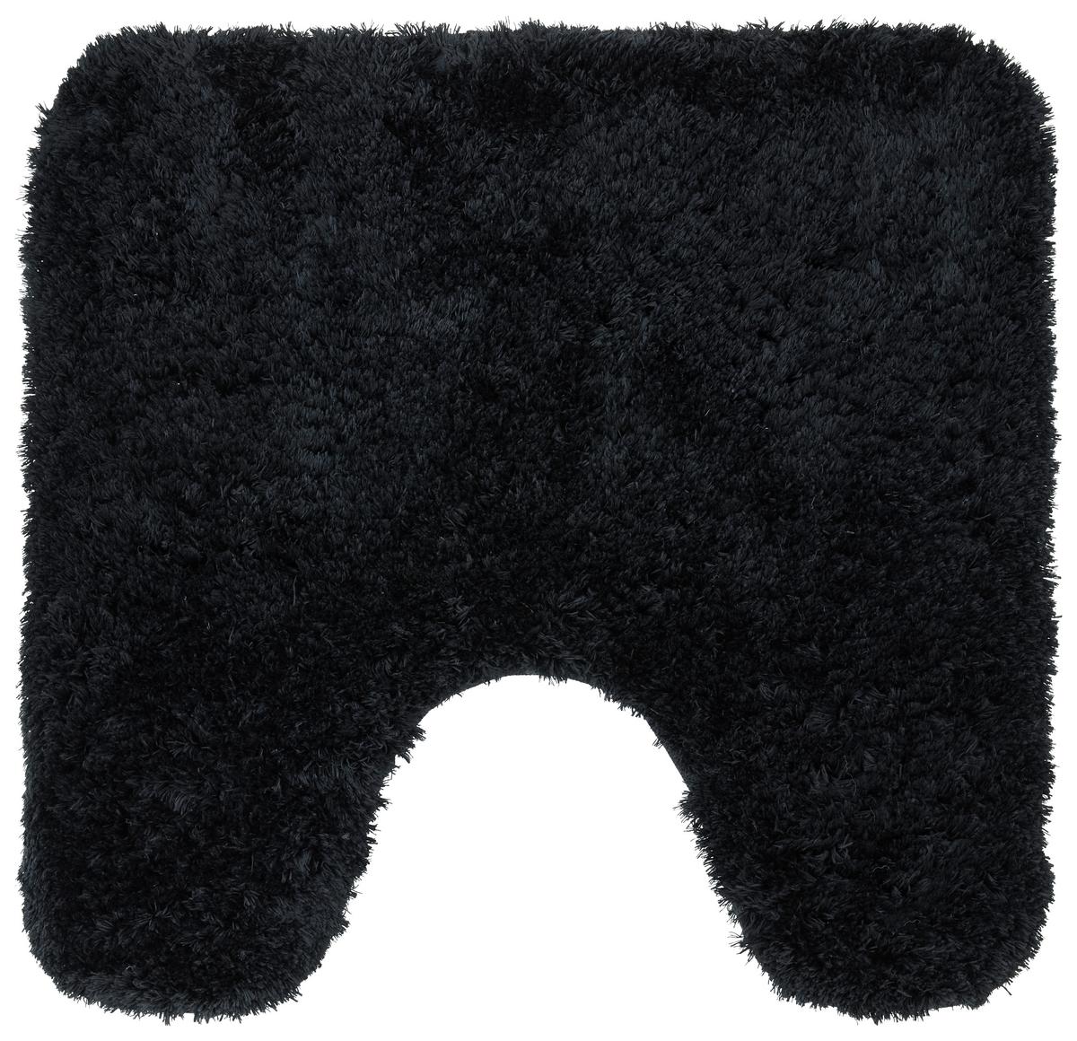 Otirač Za Wc Školjku Chris - crna, tekstil (50/50cm) - Premium Living