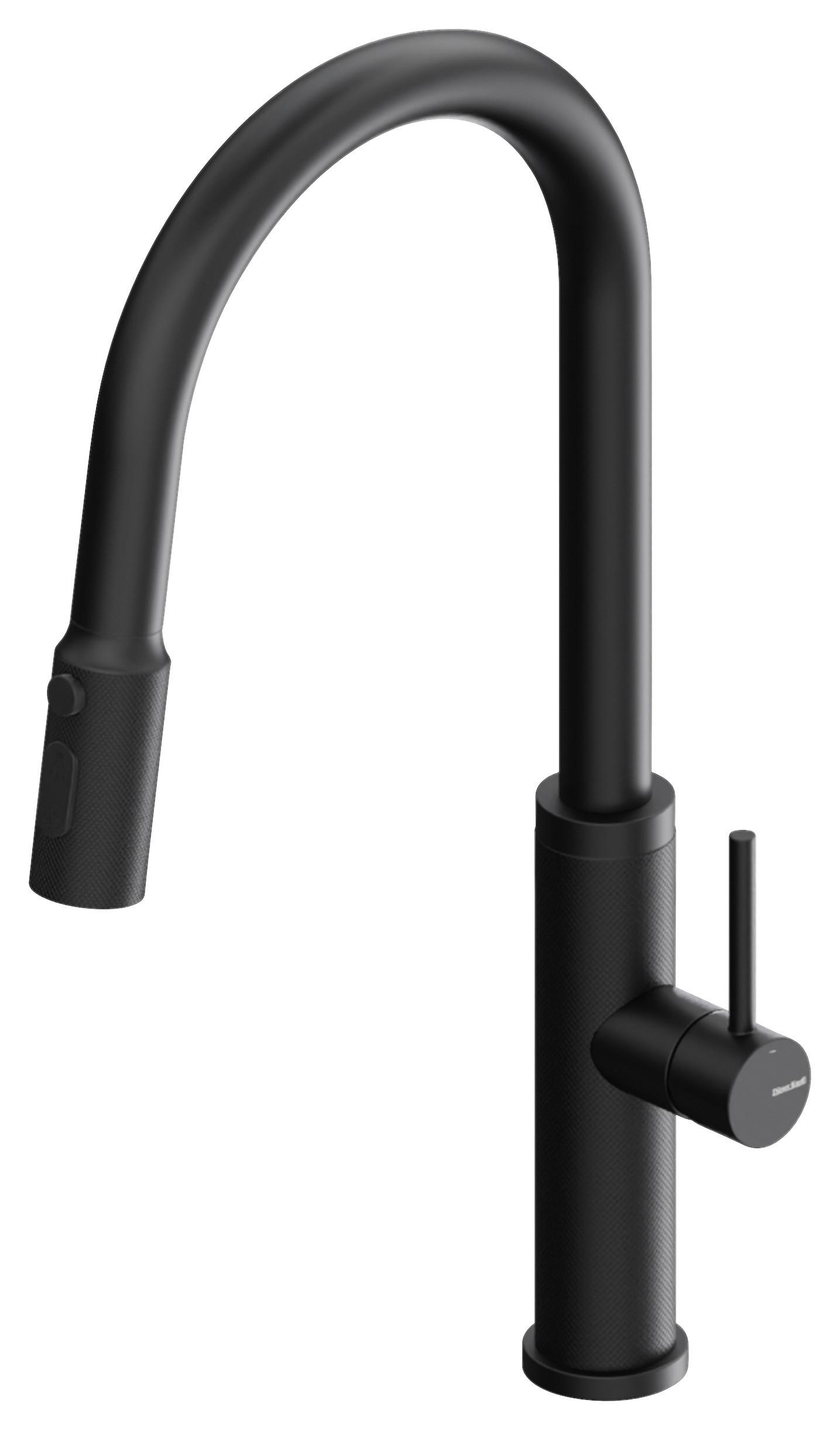 Küchenarmatur 100 1495 S Schwarz - Schwarz, Design, Metall (4,3/45,4/23cm) - Dieter Knoll