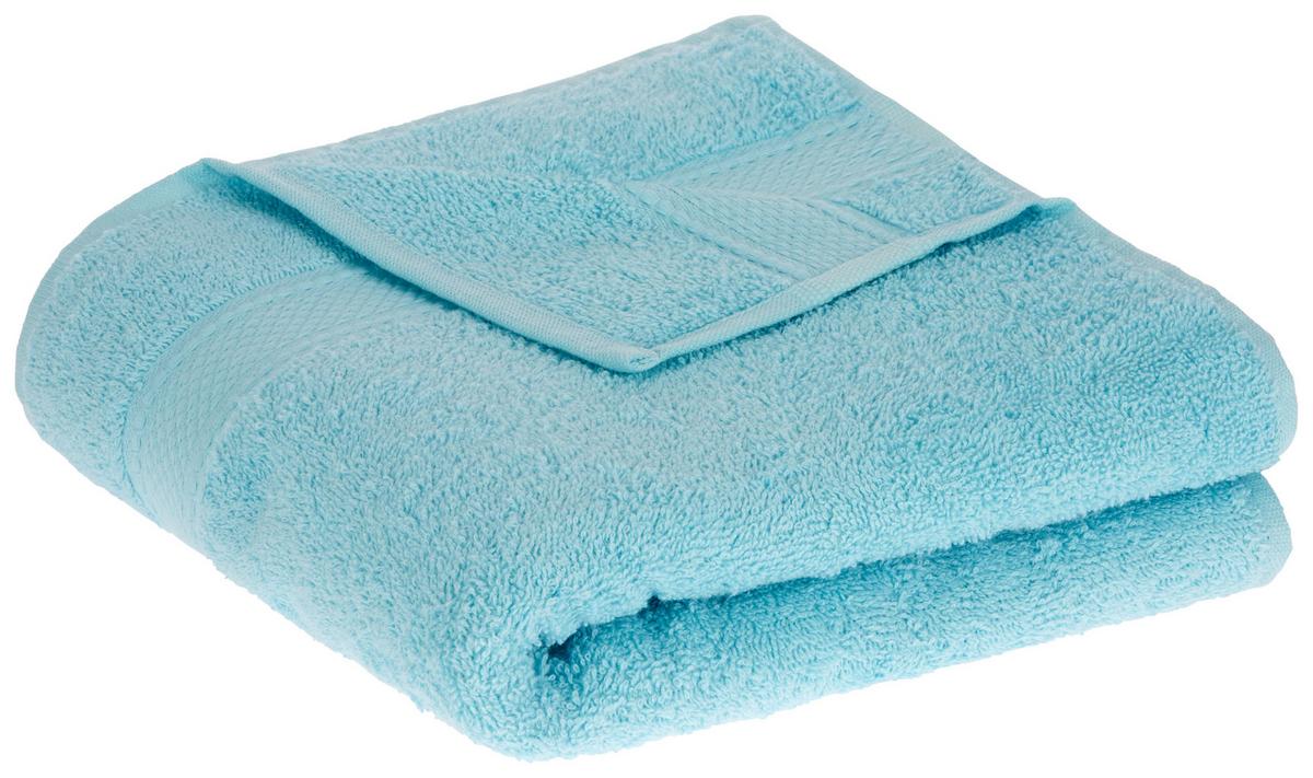 Handtuch Cindy in Türkis ca. 50x100cm - Türkis, Textil (50/100cm) - Modern Living