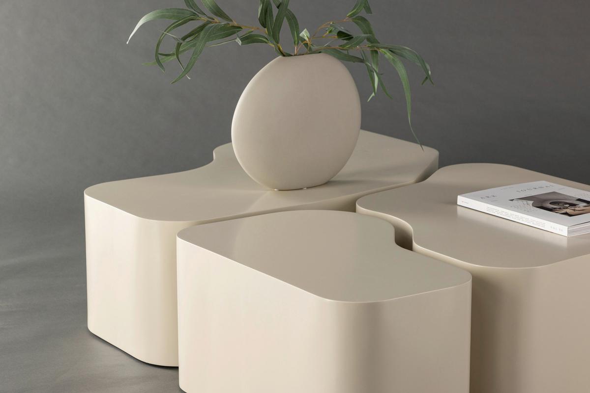 COUCHTISCH NORLAND - Beige, Design, Holzwerkstoff (92/70/30cm) - Livetastic