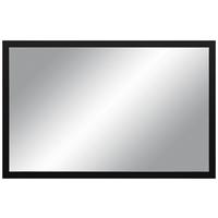 Ogledalo Welcome - crna, Moderno, staklo/drvni materijal (130/84/2,2cm) - Modern Living