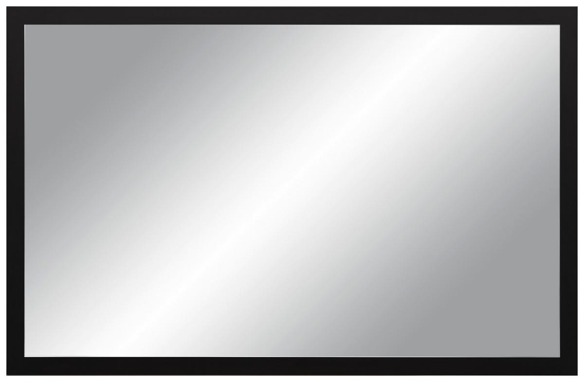 Ogledalo Welcome - crna, Moderno, staklo/drvni materijal (130/84/2,2cm) - Modern Living