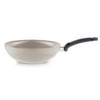 PATELNIA WOK 100-820-28-100/0 FISSLER - szary, Basics, metal (15,5/29cm) - Fissler