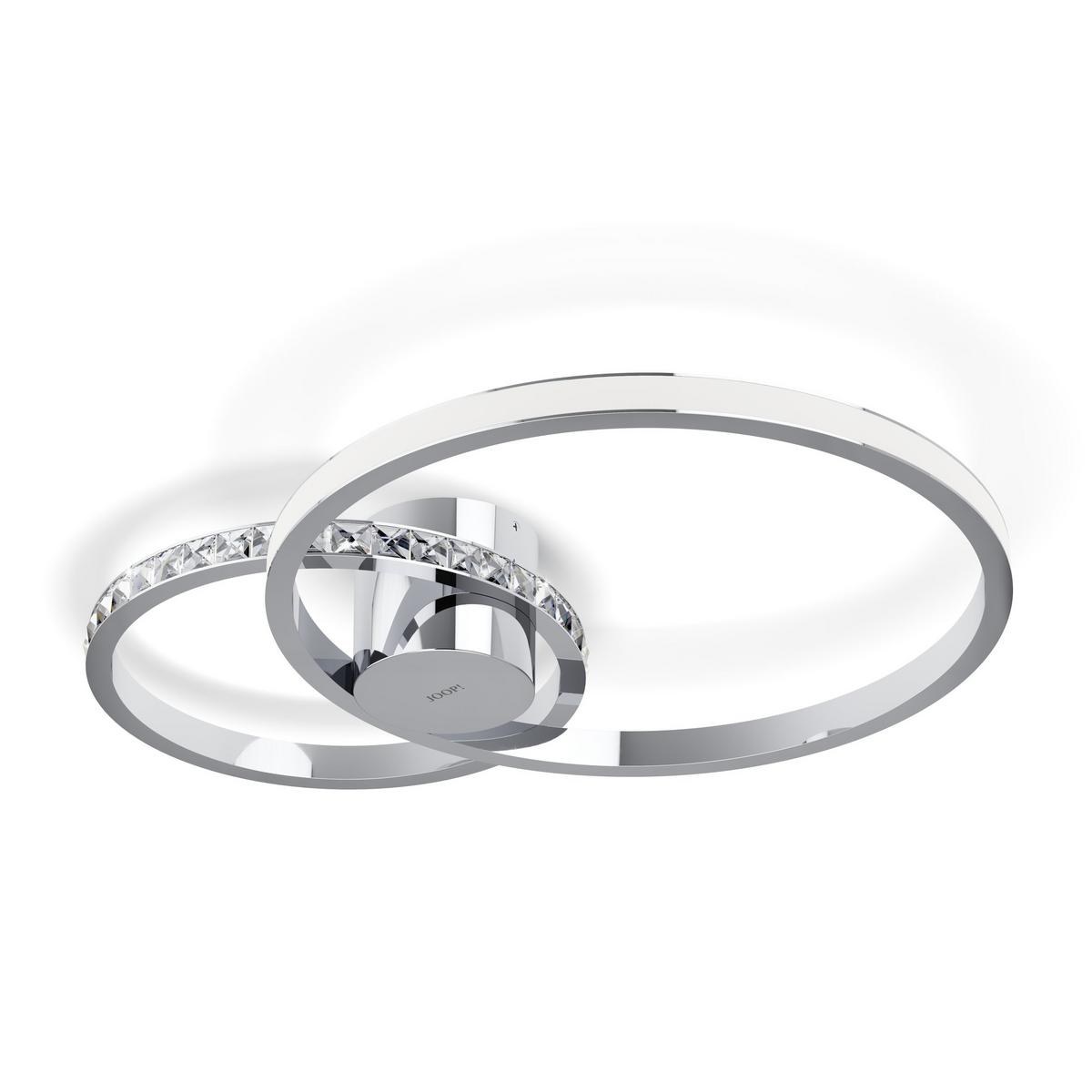 LAMPA SUFITOWA LED 34243* JEWEL LIGHTS JOOP! - przejrzysty/kolor chromowy, Lifestyle, metal/szkło (59,5/41,5/10cm) - Joop!