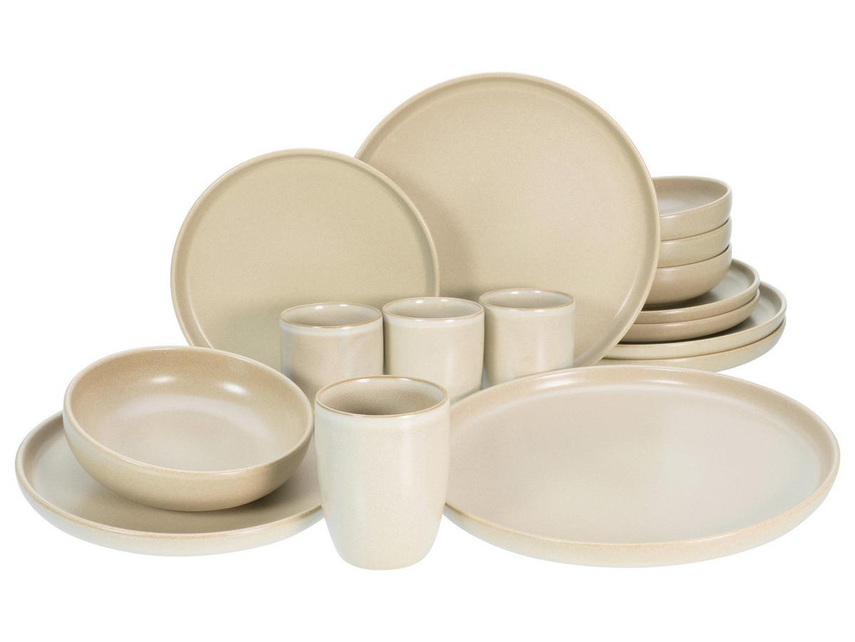 KOMBISERVICE 33075 - Sandfarben, Trend, Keramik (40,5/37/49,5cm) - Creatable