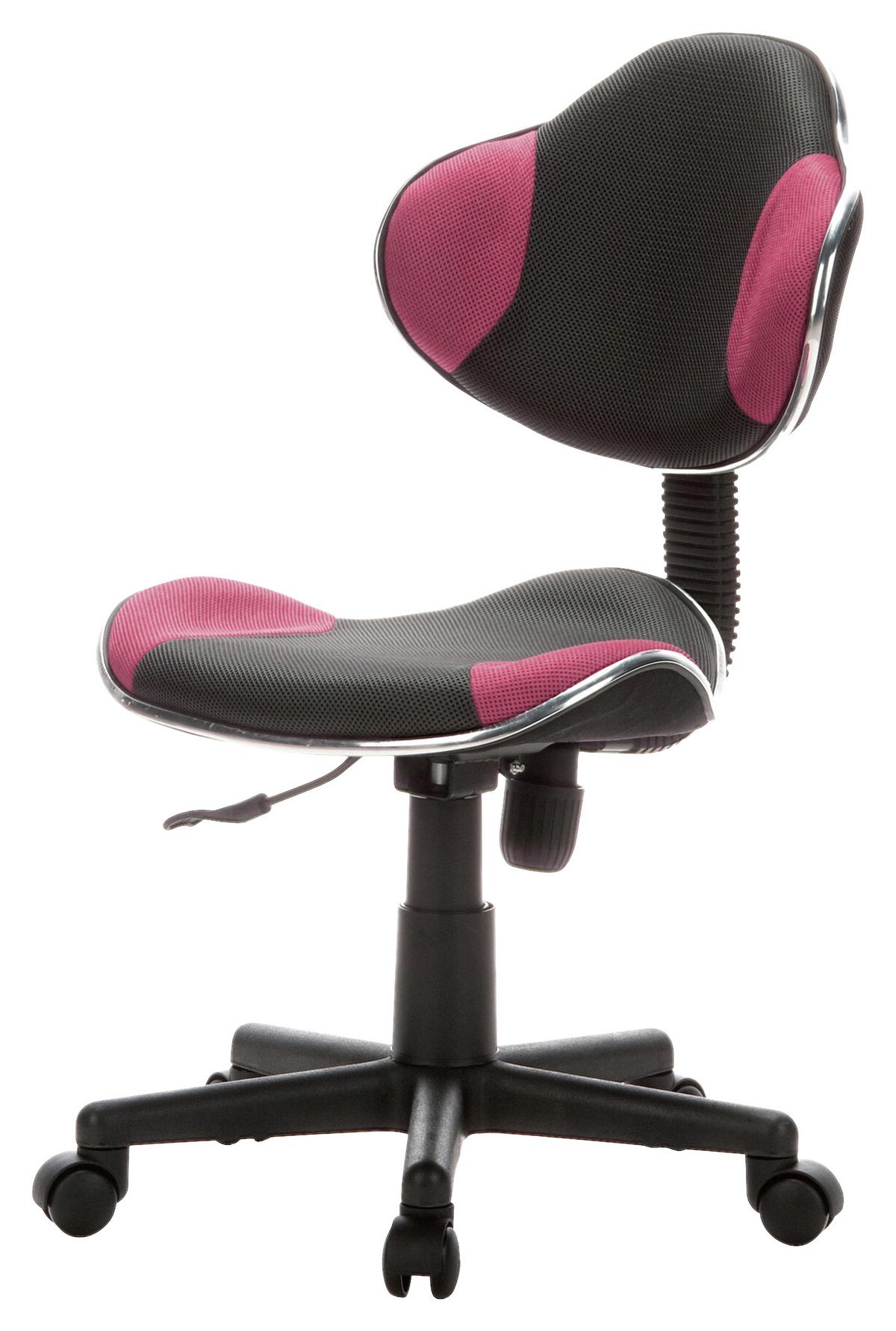 Mladinski Vrtljivi Stol Kiddy Gti 2, Siva, Roza - pink/siva, Basics, umetna masa (45/86-101/42cm) - MID.YOU