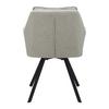 STOL MED ARMSTÖD BILLY - beige/svart, Modern, metall/trä (62/85/62cm) - Bessagi Home