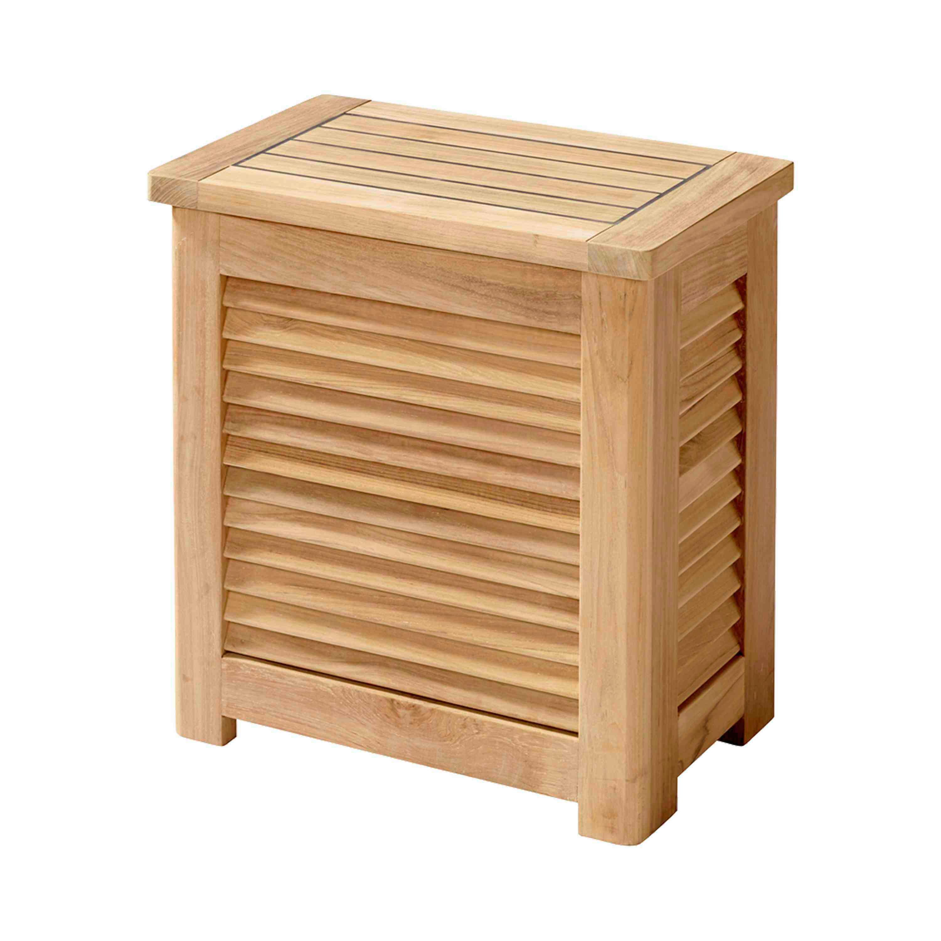 Truhe Classic 5066100 - Teakfarben, Romantik / Landhaus, Holz (45/48/31cm) - MID.YOU