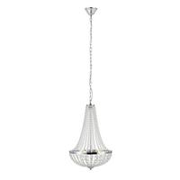 Kronleuchter Gränsö max. 20 Watt - Klar/Chromfarben, Basics, Glas/Metall (40/40/60cm) - Markslöjd