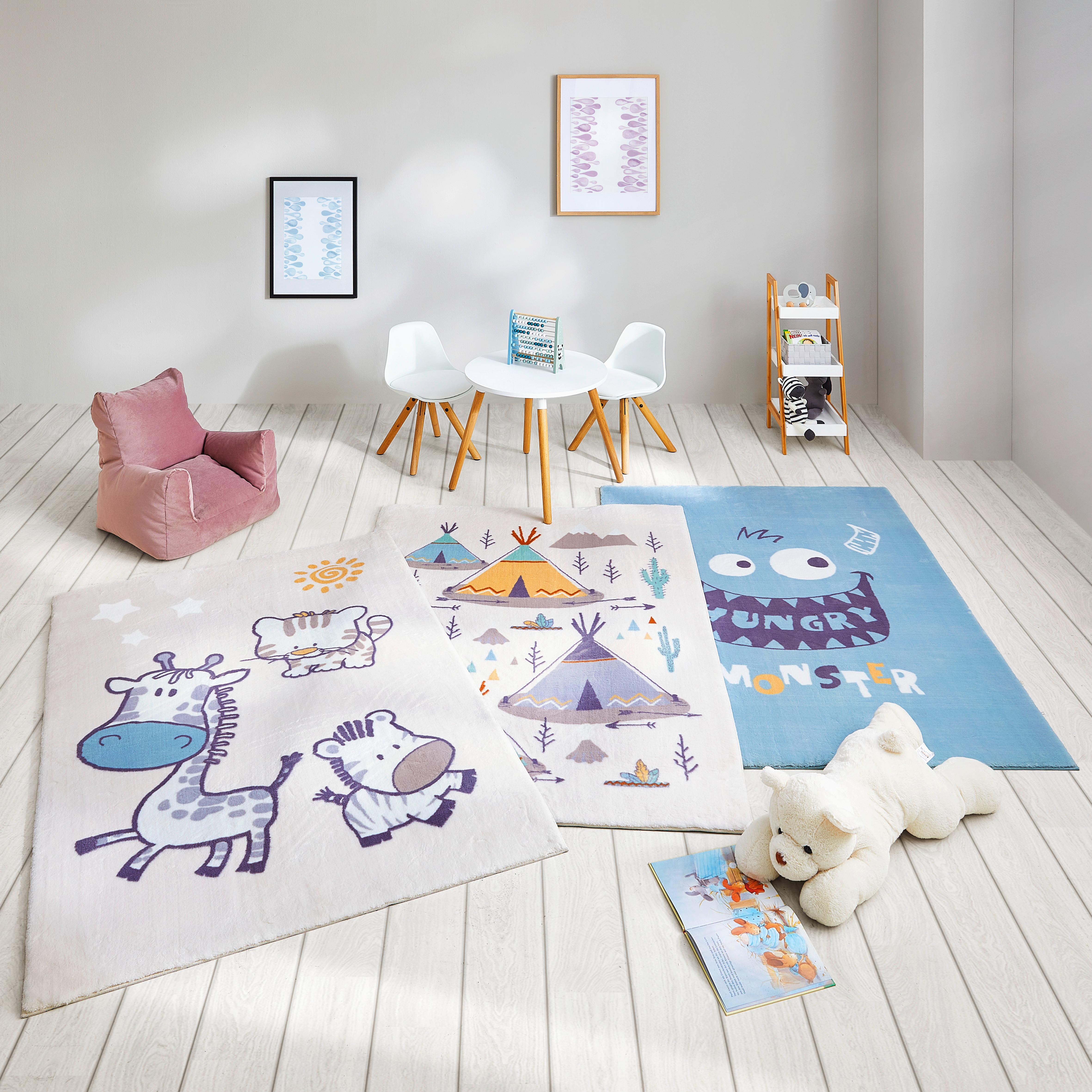 GOSEDJUR KNUT -EXT- - vit, textil (75cm) - Modern Living