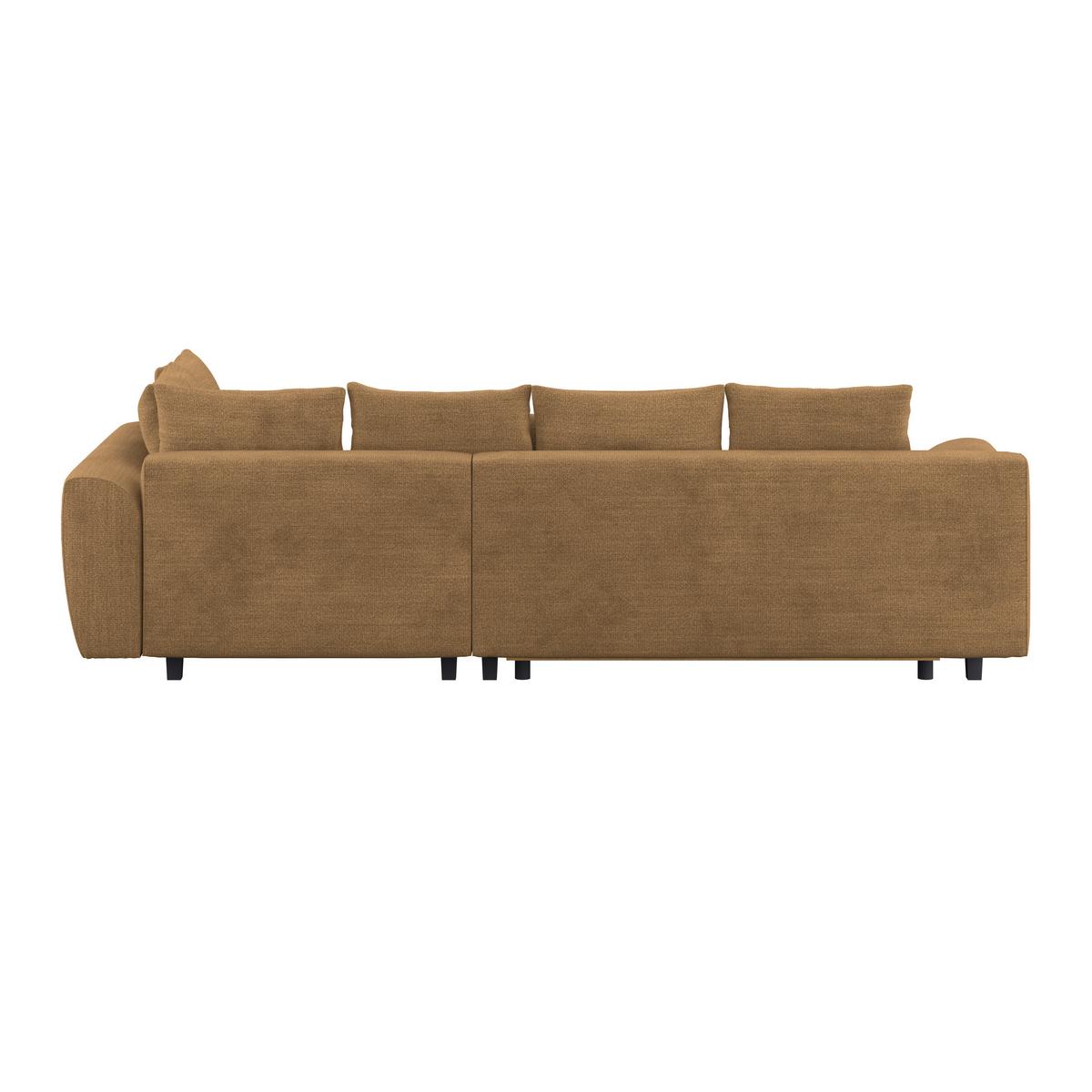 Kutna Garnitura Mendoza - boje hrđe/crna, Konvencionalno, tekstil (309/197cm) - Modern Living