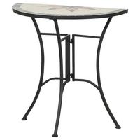 GARTENTISCH 875354 - Multicolor/Schwarz, MODERN, Keramik/Metall (70/35,5/71cm) - Siena Garden