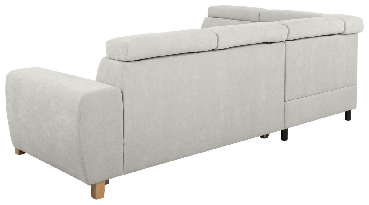Kutna Garnitura Lugo - svijetlo siva, Moderno, drvo/metal (205/98/266cm) - Modern Living