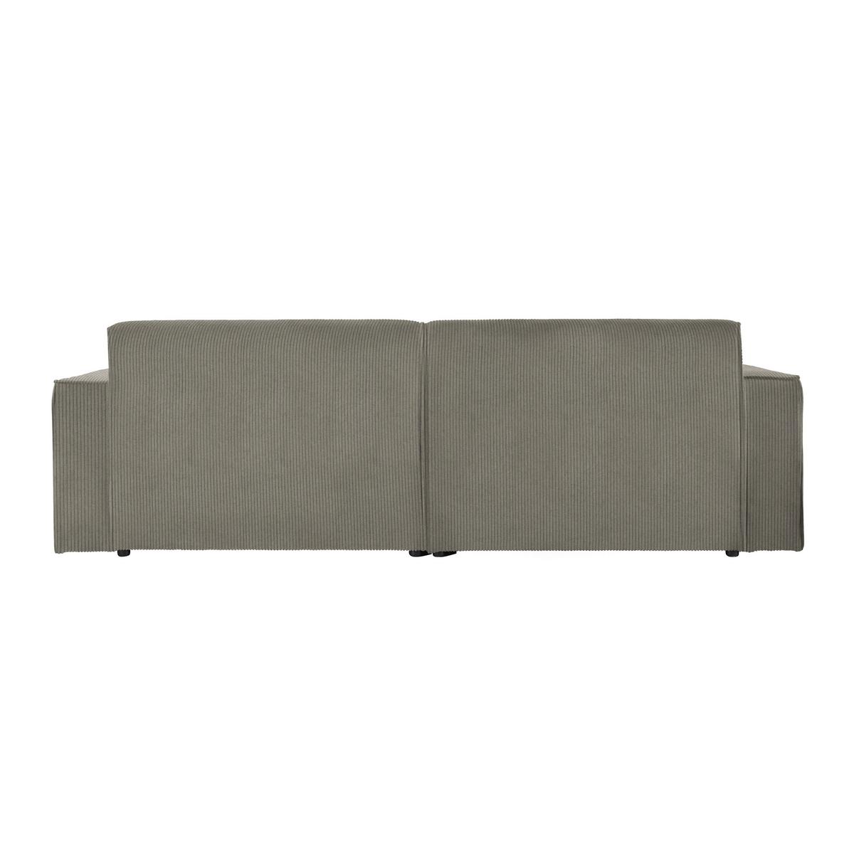 Wohnlandschaft Loft Graubraun - Graubraun/Schwarz, MODERN, Kunststoff/Textil (172/75/265cm) - Mömax