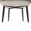 FAUTEUIL RELAX AURORA - noir/crème, MODERN, métal/textile (68,5/99/90cm) - Bessagi Home