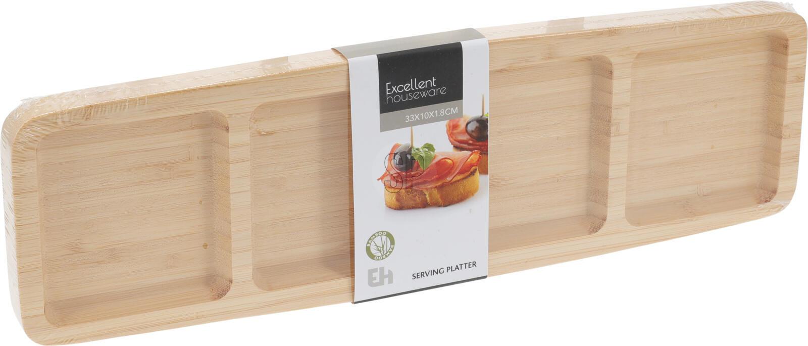 Poslužavnik Za Serviranje Bamboo - Basics (33/10/1,8cm)