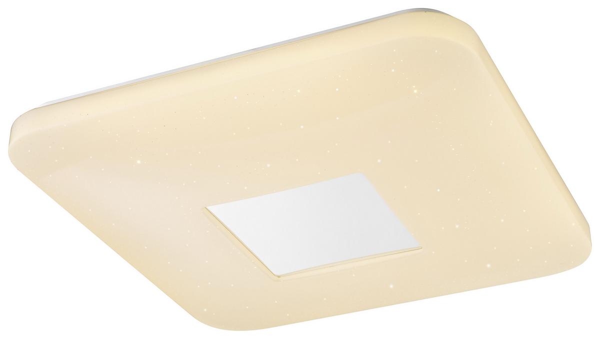 LAMPA SUFITOWA LED BETTY - biały, Modern, tworzywo sztuczne/metal (43,5/43,5/6,5cm) - Modern Living