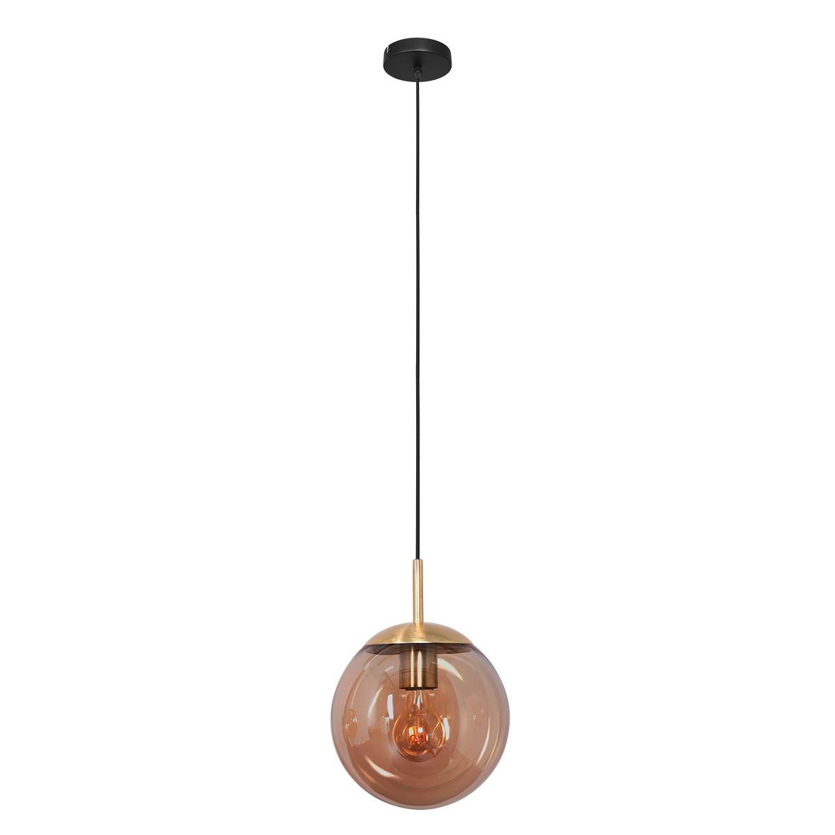 LAMPA ZWIESZANA 3496ME BOLLIQUE - kolor mosiężny, Konventionell, metal/szkło (20/30-170cm)