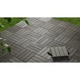 Terrassenfliese Willi in Grau ca. 30x2,2x30cm - Grau, Kunststoff (30/2,2/30cm) - Mömax modern living