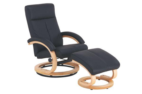 Tv-fotelj Niklas, Temno Siva, Masivno, Tabure - temno siva/naravne barve, Moderno, kovina/tekstil (66/98-86/80-110cm) - Ondega
