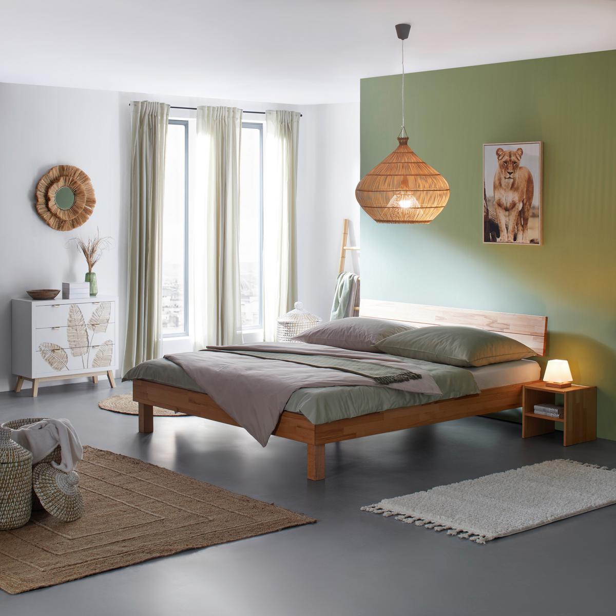 Bett Natura 160 New Naturfarben Ca. 160x200cm - Naturfarben, Konventionell, Holz (160/200cm) - Based