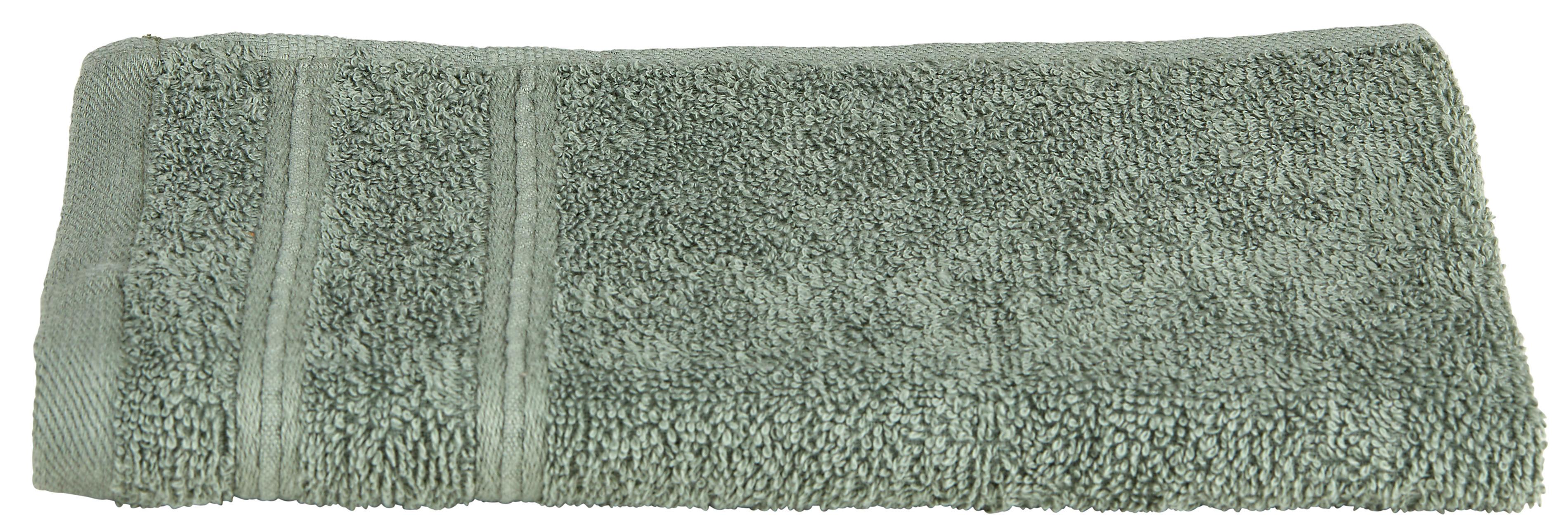 GASTENHANDDOEK MELANIE - Groen, Textiel (30/50cm) - Modern Living