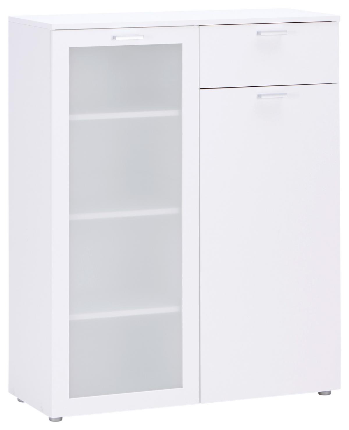 Kommode Xeno in Weiß - Weiß, KONVENTIONELL, Holzwerkstoff/Kunststoff (90/115/37cm) - Mömax