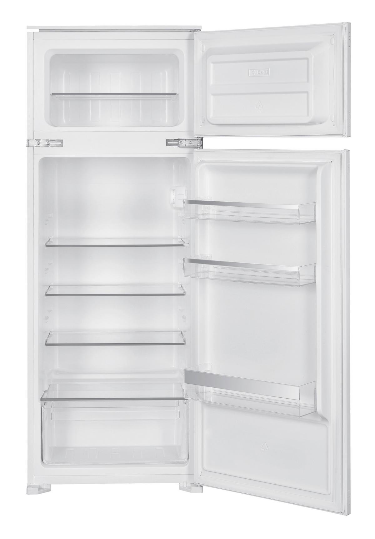 Kühl-Gefrier-Kombination WDD230 Weiß - Weiß, Basics, Kunststoff (54cm) - Wolkenstein