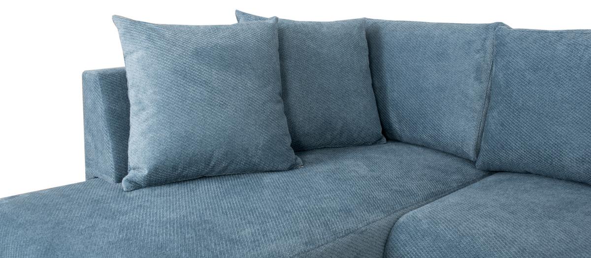 Canapea modulara VERONICE - albastru, Trend, textil (171/313/141cm)