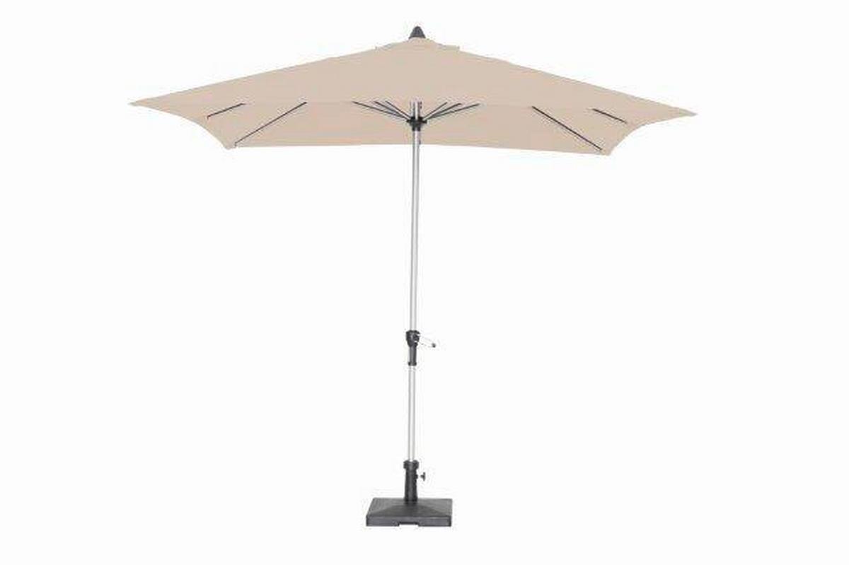 Sonnenschirm Acapole Taupe - Taupe/Platinfarben, Basics, Textil/Metall (200/300cm) - Gardenson