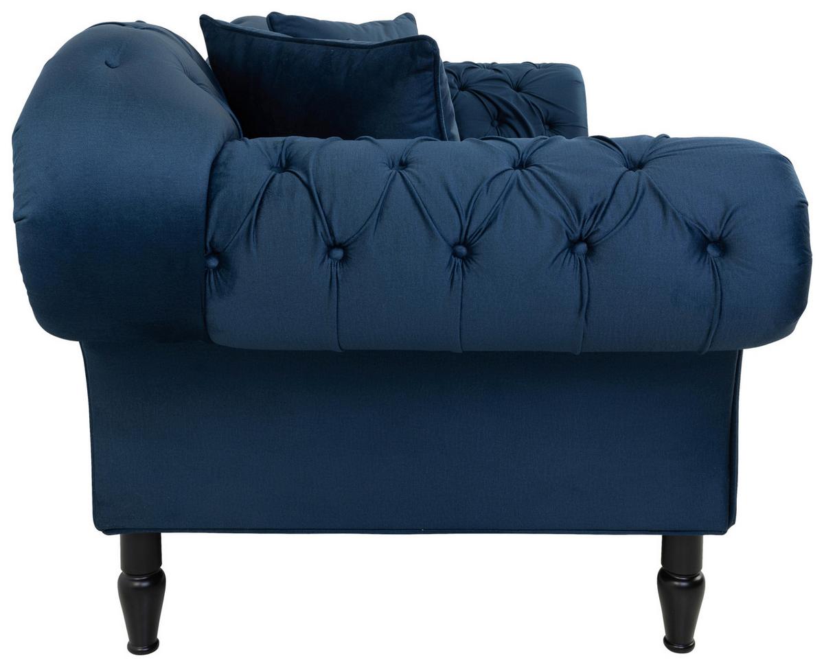 Trosed Cupido - tamno plava/crna, Design, tekstil/drvo (242/91/104cm) - Mömax
