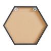 VÄGGHYLLPLAN EDGE -TOP- -BASED/SB- - antracit, Modern, trämaterial/glas (51/44/19cm) - Based