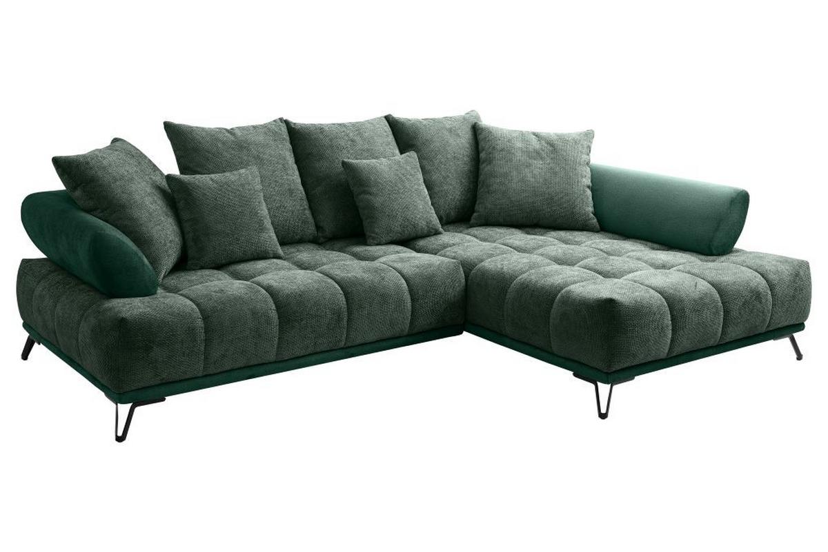 Coltar LARGO N - verde închis, Modern, textil (262/184cm) - Modern Living