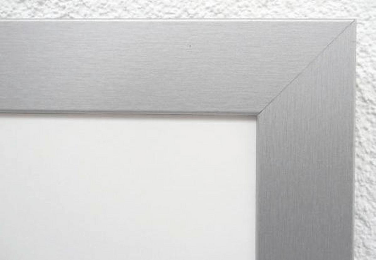 Stensko Ogledalo Silver, 60 X 80 Cm - srebrne barve, steklo/leseni material (60/80/2cm) - Mömax