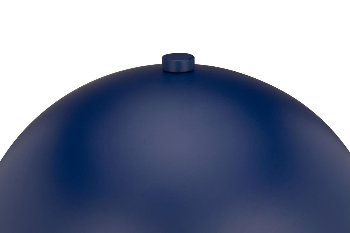 LAMPA STOŁOWA SANTA CLARITA *SBN* - kolor naturalny/niebieski, Konventionell, metal/drewno (20/38cm) - Novel