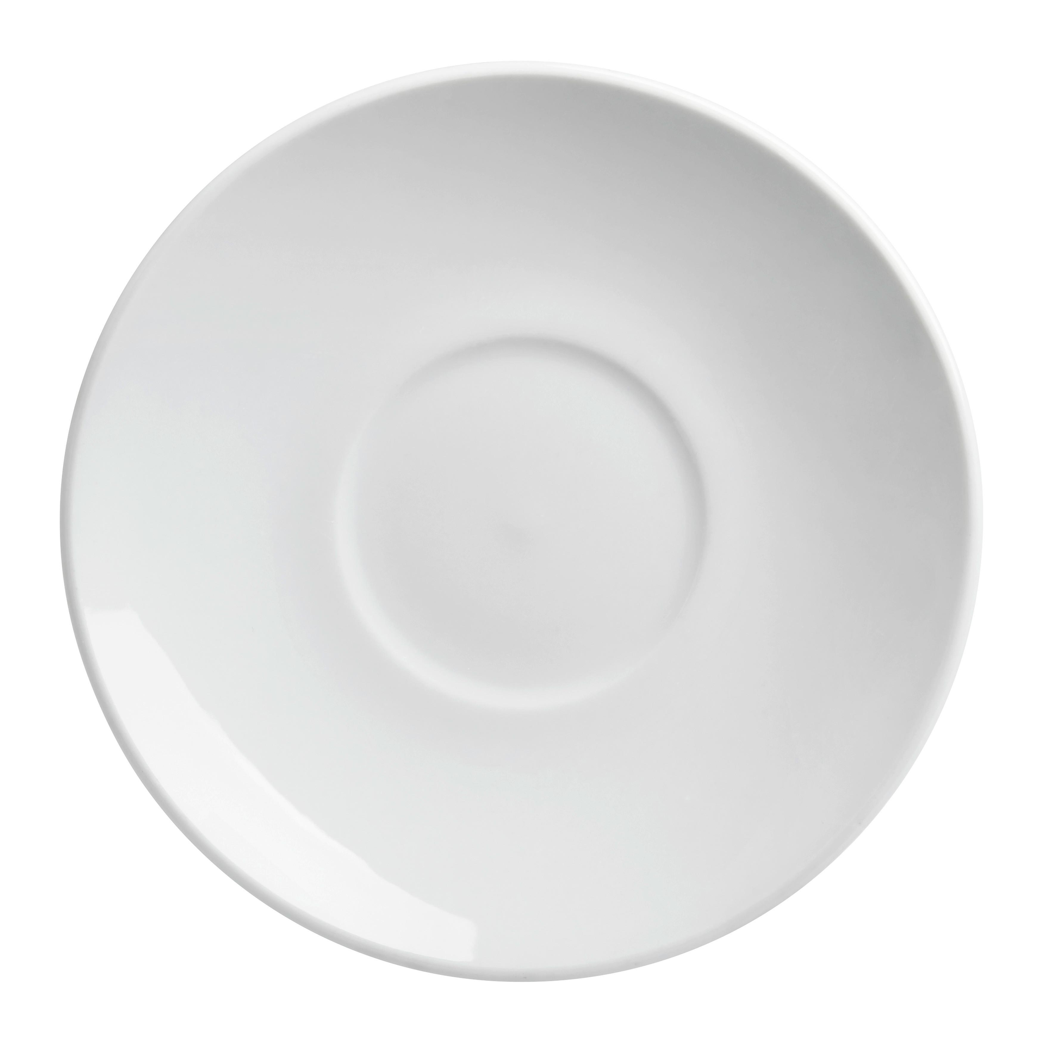 Untertasse Katarina - Espresso Weiß - Weiß, KONVENTIONELL, Keramik (10,8cm) - Based