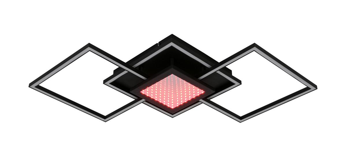 LAMPA SUFITOWA LED TEXAS *SBN* - czarny, Design, tworzywo sztuczne/metal (82/39,6/8,5cm) - Novel