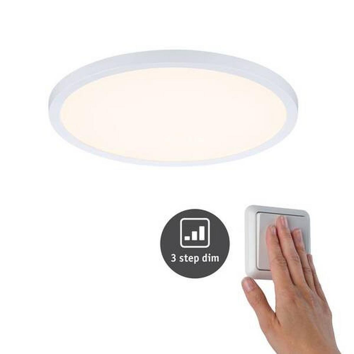 LED-Paneel Areo VariFit in Weiß max. 16 Watt - Weiß, Design, Kunststoff (23,0cm) - Paulmann