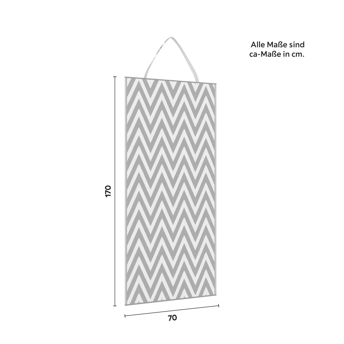 Strandmatte Riya Türkis ca. 70x170 cm - Türkis, MODERN, Kunststoff/Textil (70/170cm) - Bessagi Garden