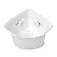 Coșuleț pentru duș Easy - alb, Modern, plastic (24,8/20/14,35cm) - Premium Living