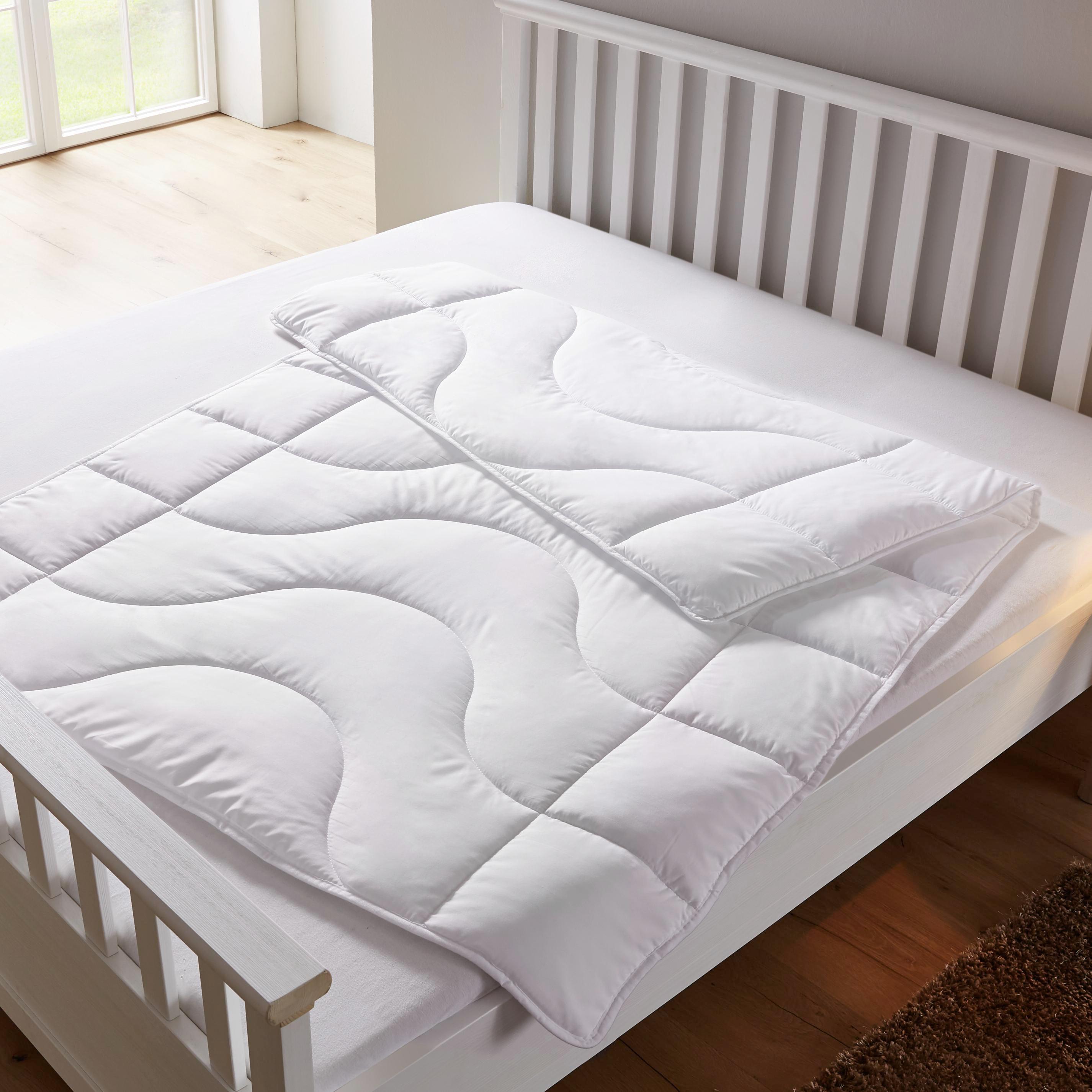 Sommerbettdecke Irisette ca.135x200cm - Weiß, KONVENTIONELL, Textil (135 x 200cm) - Irisette