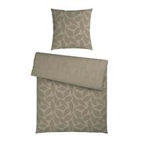 Bettwäsche Nature Home Wende Grün ca. 135x200cm - Grün, Textil (135/200cm) - Mömax