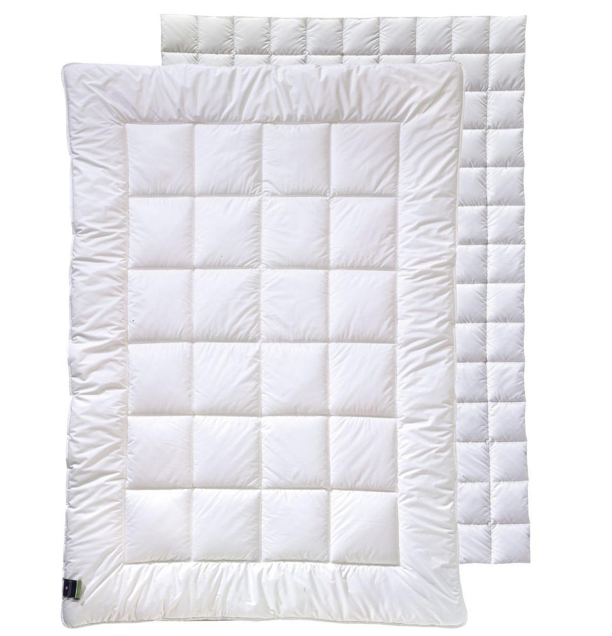 KOŁDRA CZTERY PORY ROKU ALCANDO DUETT - biały, Basics, tkanina (135/200cm) - Billerbeck